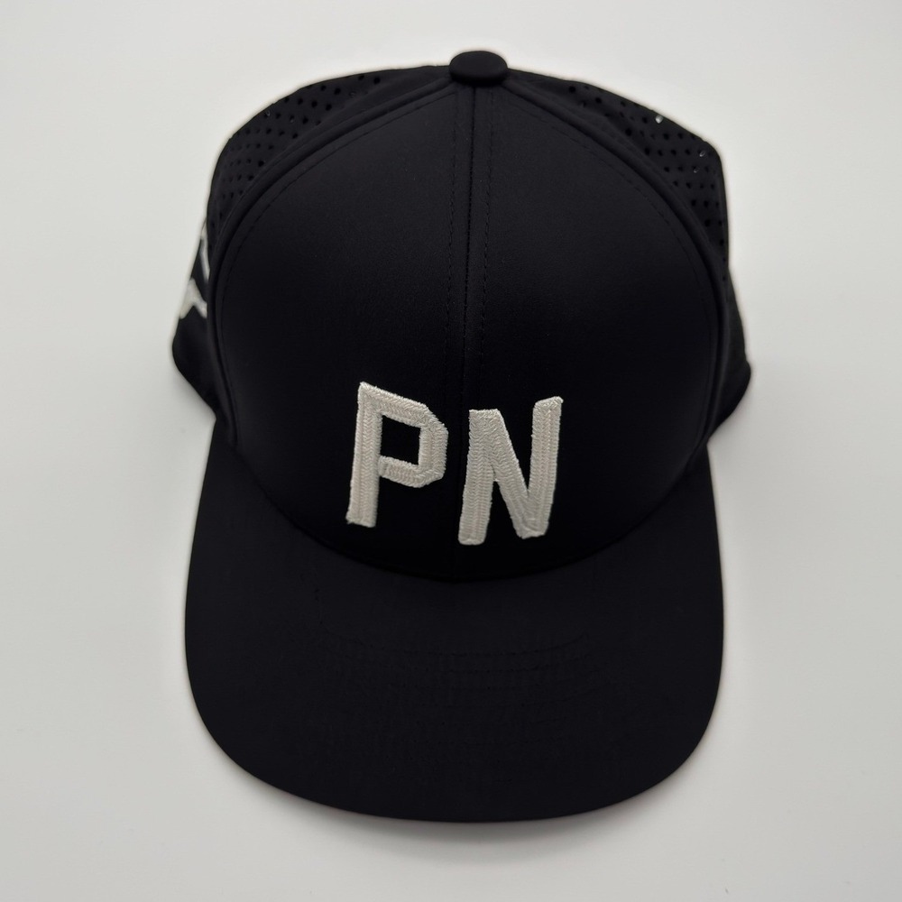 G/FORE 'PN' Golf Hat Black Logo Snapback Adjustable Flexfit 110 Cap